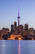 Canada, Ontario, Toronto, Skyscrapers and spire