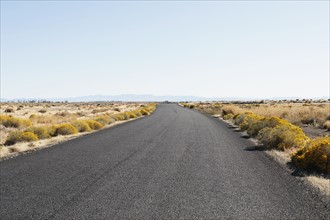USA, Nevada, Clear sky over empty road
