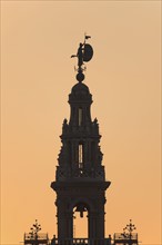 Spain, Seville, Silhouette of Giralda tower