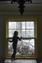 Girl by window
