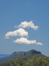 Clouds above Blue Mountains National Park