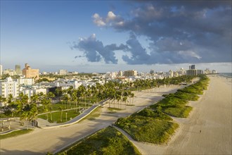 Cityscape of Miami Beach in Florida, USA