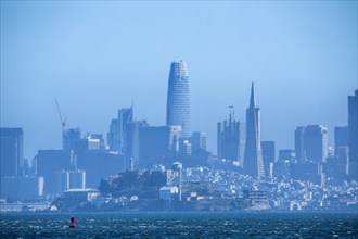 Skyline of San Francisco in California, USA