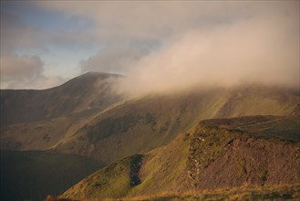 Clouds over the Carpathian Mountain Range