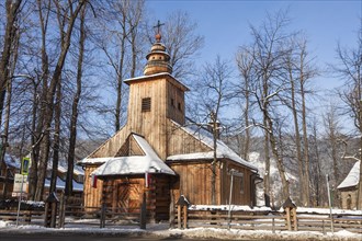 Church of Our Lady of Czestochowa during winter in Zakopane, Poland