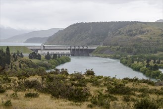 Aviemore Dam in Otago, New Zealand