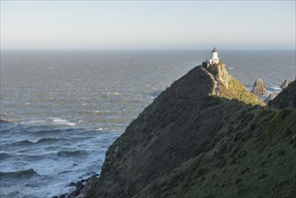 Lighthouse on Nugget Point in Otago, New Zealand