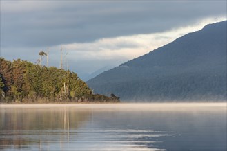 Sunrise on Te Anau Lake, New Zealand