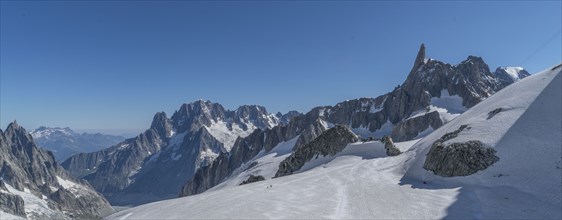 Mer de Glace in Mont Blanc massif, France