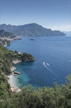 Coastline of Amalfi Coast, Italy