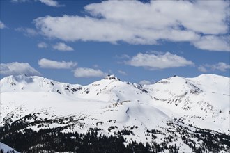 Mountains in Loveland Pass, Colorado, USA