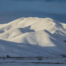 Snow capped mountain in Picabo, Idaho