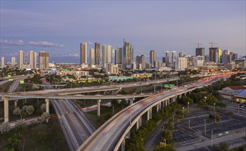 Highway bridges in Miami, USA