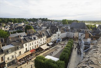 Townscape of Amboise in Loire Valley, France