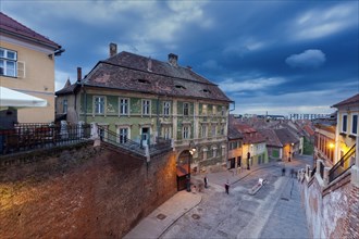 Street in old town of Sibiu