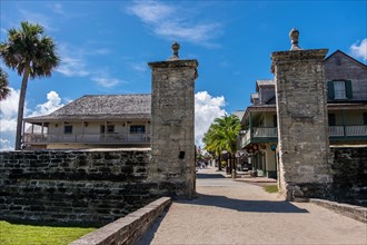 Old city gates of St. Augustine
