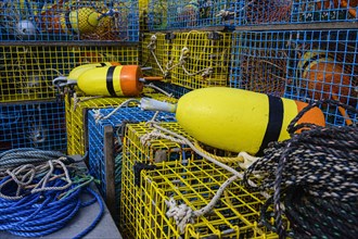 Buoys and lobster traps