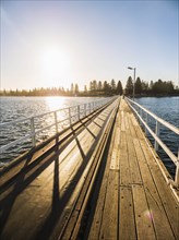 Pier at sunset on Victor Harbor in South Australia, Australia