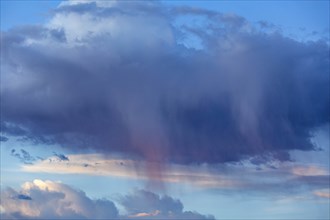 Cloudscape with rain clouds