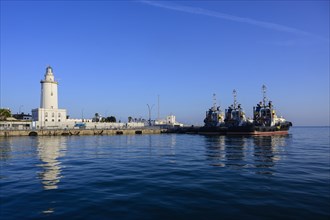 Port of Malaga in Malaga, Spain