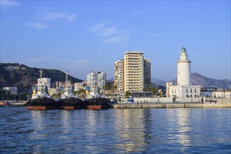 Port of Malaga in Malaga, Spain