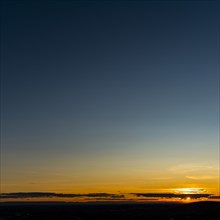 Sunset over Boise Foothills at sunset in Boise, Idaho, USA