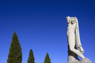 Sculpture of Emperor Trajan in Santiponce, Spain