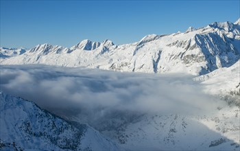 Canton of Valais in Swiss Alps, Switzerland