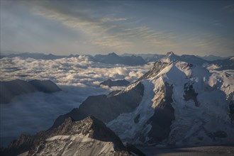 Bernese Oberland in cloud in Switzerland