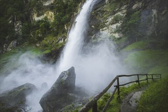 Waterfall in Foroglio, Switzerland