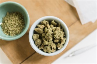 Marijuana in bowl
