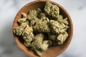 Bowl of marijuana