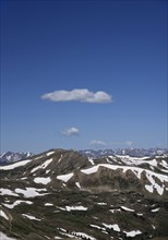 Snowcapped mountains in Loveland Pass, Colorado