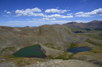 Lakes on Square Top Mountain in Colorado