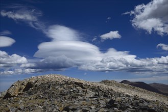 Clouds above Square Top Mountain in Colorado