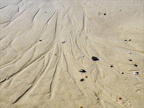 Rivulets in sand