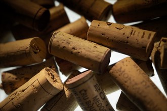 Collection of wine corks