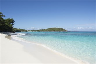 Beach at Hawksnest Bay in St. John, Virgin Islands