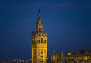 Spain, Seville, Giralda and Catherdral of Seville, Giralda and Cathedral of Seville
