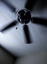 Low angle view of ceiling fan