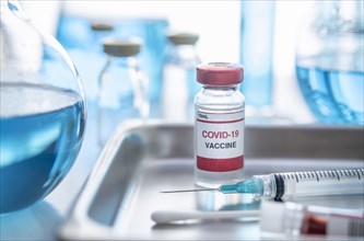 Covid-19 vaccine in laboratory