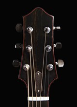 Close up of classical guitar - headstock