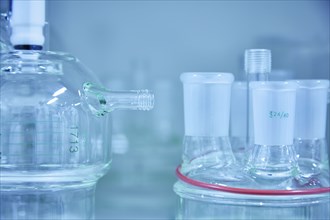 Various laboratory glassware
