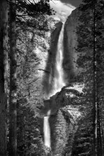 USA, California, View of Yosemite Falls