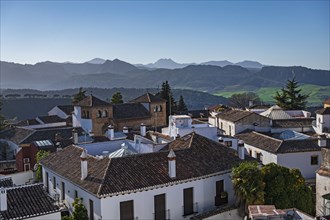 Spain, Ronda, Townscape and Sierra de Grazalema