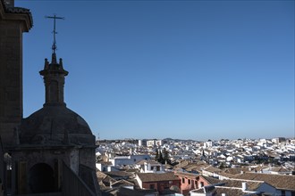 Spain, Ronda, Townscape seen from Iglesia Santa Maria la Mayor