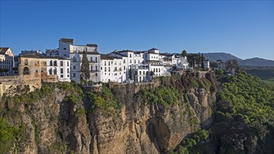 Spain, Ronda, Old town on cliff