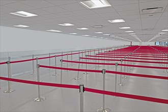 Empty airport due to coronavirus pandemic