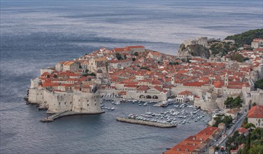 Croatia, Dubrovnik, Old town and marina