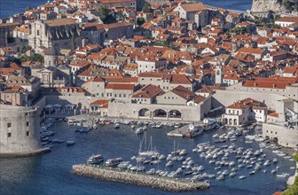 Croatia, Dubrovnik, Old town and marina